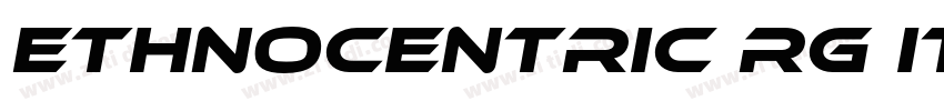 Ethnocentric Rg Ital字体转换